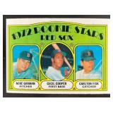 1972 Topps Baseball Red Sox 1972 Rookie Stars (Mik