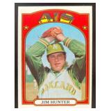 1972 TOPPS BASEBALL JIM HUNTER #330 OAKLAND ATHLET
