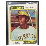 1974 TOPPS DAVE PARKER #252 RC ROOKIE PITTSBURGH P