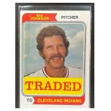 1974 TOPPS BASEBALL BOB JOHNSON TRADED #269T