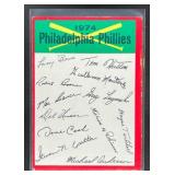 1974 TOPPS PHILADELPHIA PHILLIES TEAM CHECKLISTS #