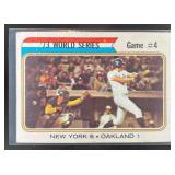 1974 TOPPS 73 WORLD SERIES GAME #4 #475 NEW YORK M