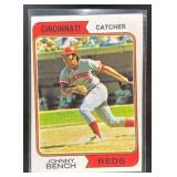 1974 TOPPS JOHNNY BENCH #10 CINCINNATI REDS