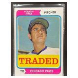 1974 TOPPS BASEBALL HORACIO PINA TRADED #516T CHIC
