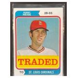 1974 TOPPS BOBBY HEISE #51T TRADED ST. LOUIS CARDI