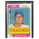1974 TOPPS BASEBALL STEVE STONE TRADED #486T CHICA