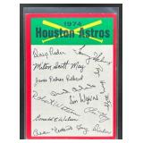 1974 TOPPS HOUSTON ASTROS TEAM CHECKLISTS #NNO