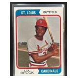 1974 TOPPS LOU BROCK #60 ST. LOUIS CARDINALS