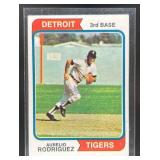 1974 TOPPS BASEBALL AURELIO RODRIGUEZ #72 DETROIT