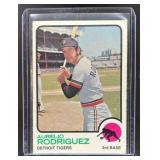 1973 TOPPS BASEBALL AURELIO RODRIGUEZ #218 DETROIT