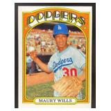 1972 TOPPS BASEBALL MAURY WILLS #437 LOS ANGELES D