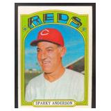 1972 TOPPS BASEBALL SPARKY ANDERSON #358 CINCINNAT