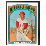 1972 TOPPS BASEBALL TIM MCCARVER #139 PHILADELPHIA