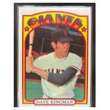1972 TOPPS BASEBALL DAVE KINGMAN #147 RC SAN FRANC