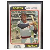 1974 TOPPS BASEBALL ORLANDO CEPEDA #83 BOSTON RED