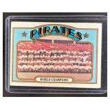 1972 TOPPS WORLD CHAMPIONS PITTSBURGH PIRATES #1 P