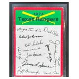 1974 TOPPS TEXAS RANGERS #NNO TEAM CHECKLISTS