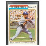 1974 TOPPS BASEBALL 73 WORLD SERIES GAME #2 WS #47