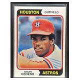 1974 TOPPS BASEBALL CESAR CEDENO #200 HOUSTON ASTR