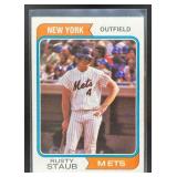 1974 TOPPS BASEBALL RUSTY STAUB #629 NEW YORK METS