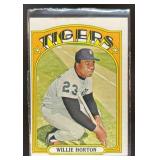 1972 TOPPS BASEBALL WILLIE HORTON #750 DETROIT TIG