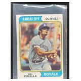 1974 TOPPS LOU PINIELLA #390 KANSAS CITY ROYALS