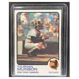 1973 TOPPS BASEBALL THURMAN MUNSON #142 NEW YORK Y