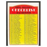 1972 TOPPS CHECKLIST 3RD SERIES #251A SMALL PRINT