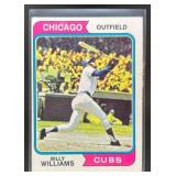 1974 TOPPS BASEBALL BILLY WILLIAMS #110 CHICAGO CU