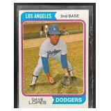 1974 TOPPS DAVE LOPES #112 LOS ANGELES DODGERS