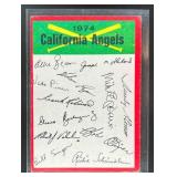 1974 TOPPS CALIFORNIA ANGELS #NNO TEAM CHECKLISTS