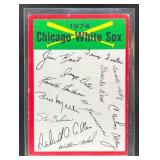 1974 TOPPS CHICAGO WHITE SOX #NNO TEAM CHECKLISTS