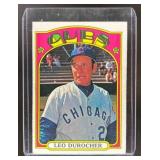 1972 TOPPS BASEBALL LEO DUROCHER #576 CHICAGO CUBS
