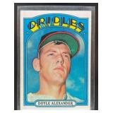 1972 TOPPS BASEBALL DOYLE ALEXANDER #579 RC BALTIM