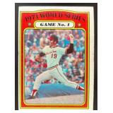 1972 TOPPS 1971 WORLD SERIES GAME NO. 1 #223 BALTI