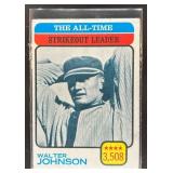1973 TOPPS THE ALL-TIME STRIKEOUT LEADER - WALTER