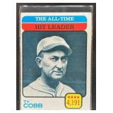 1973 TOPPS THE ALL-TIME HIT LEADER - TY COBB A #47