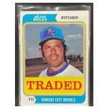 1974 TOPPS NELSON BRILES #123T TRADED KANSAS CITY
