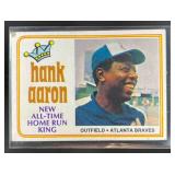 1974 TOPPS HANK AARON: NEW ALL-TIME HOME RUN KING