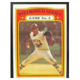 1972 TOPPS BASEBALL 1971 WORLD SERIES GAME NO. 5 W