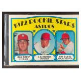 1972 Topps Baseball Astros 1972 Rookie Stars (Bill