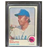 1973 TOPPS BASEBALL RON SANTO #115 CHICAGO CUBS