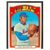 1972 TOPPS BASEBALL TUG MCGRAW #163 NEW YORK METS