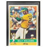 1976 TOPPS BILLY WILLIAMS #525 OAKLAND ATHLETICS