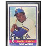 1976 TOPPS HANK AARON #550 MILWAUKEE BREWERS