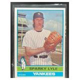 1976 TOPPS BASEBALL SPARKY LYLE #545 NEW YORK YANK
