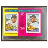 1975 Topps Mini 1965 MVPs (Zoilo Versalles / Willi