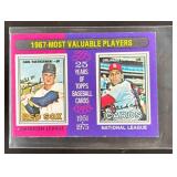 1975 Topps Mini 1967 MVPs (Carl Yastrzemski / Orla