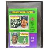 1975 Topps Mini 1956 MVPs (Mickey Mantle / Don New