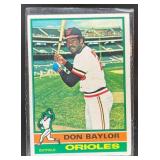1976 TOPPS BASEBALL DON BAYLOR #125 BALTIMORE ORIO